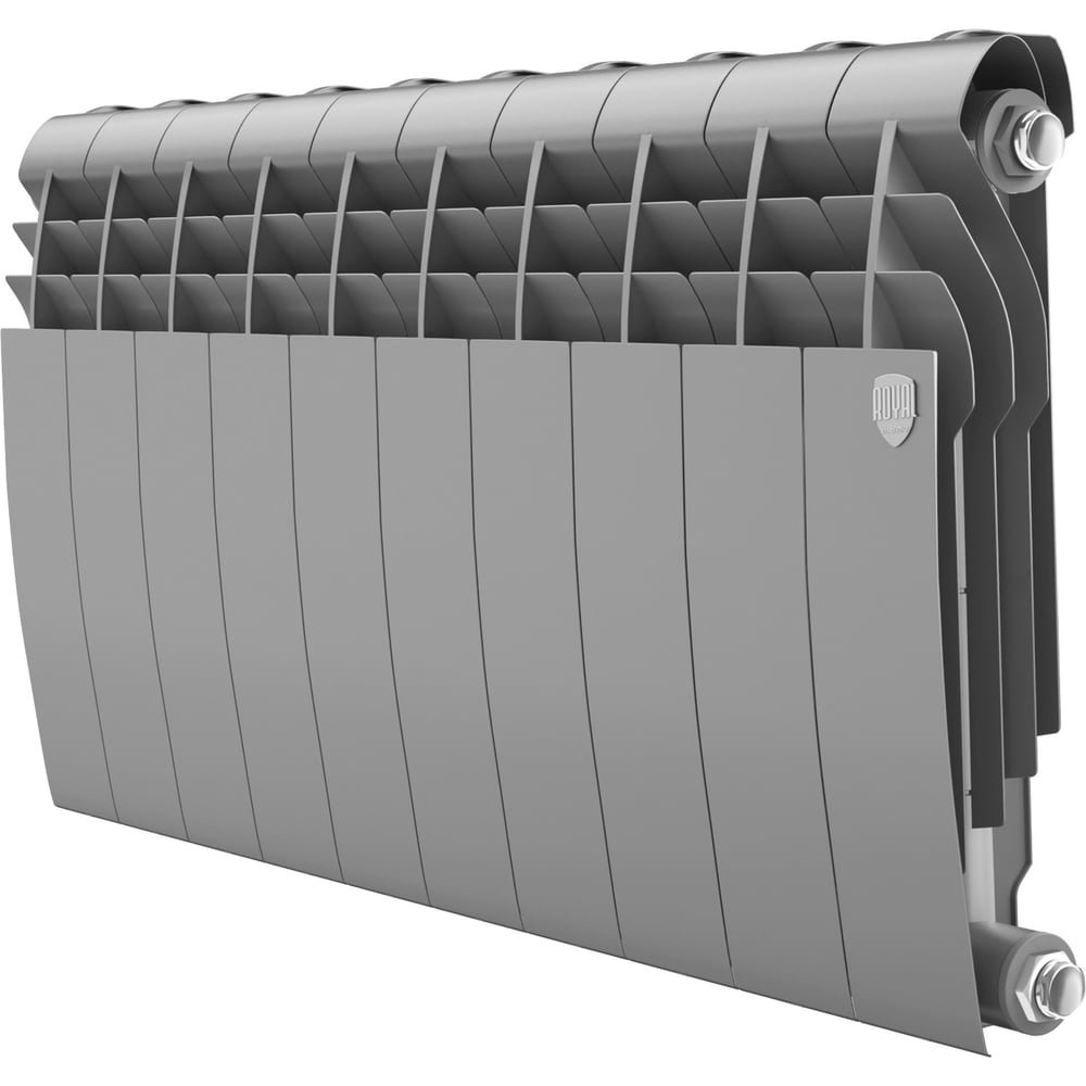 Изображение товара Биметаллический радиатор ROYAL THERMO BILINER B 350 серебристый 10 секций