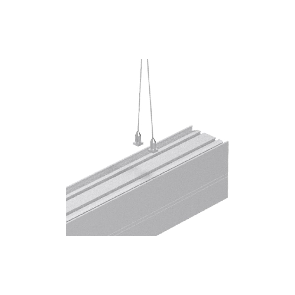 Изображение товара Комплект для подвеса VARTON светильников серии Т-Лайн (2 троса 1,5x4000мм и комплект креплений) V4-R0-70.0006.TL0-0003