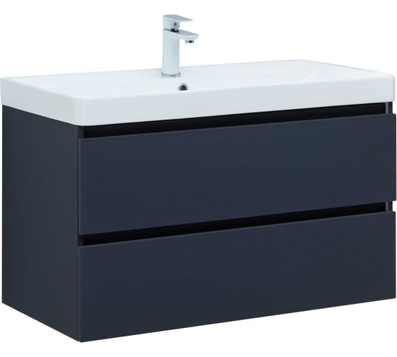 Изображение товара Тумба Aquanet Вега 2.0 90 2 ящика, цв.маренго (337950) 00337950