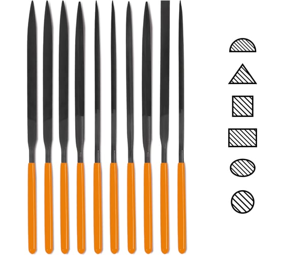 Изображение товара Набор надфилей RAGE 140 мм 10 шт 822014