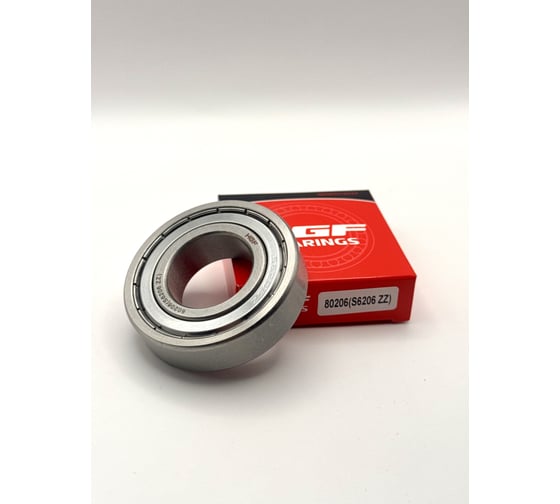 Изображение товара Подшипник HGF 80206 (S6206 ZZ) 30х62х16мм. нерж. Т18_10217