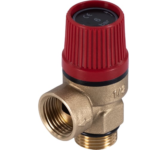 Изображение товара Предохранительный клапан Millennium 1/2" штуцер/гайка (6 бар) PKFM1206