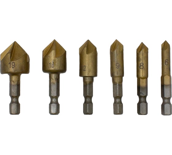 Изображение товара Набор зенкеров Turbosky ZS-1 6 шт 567