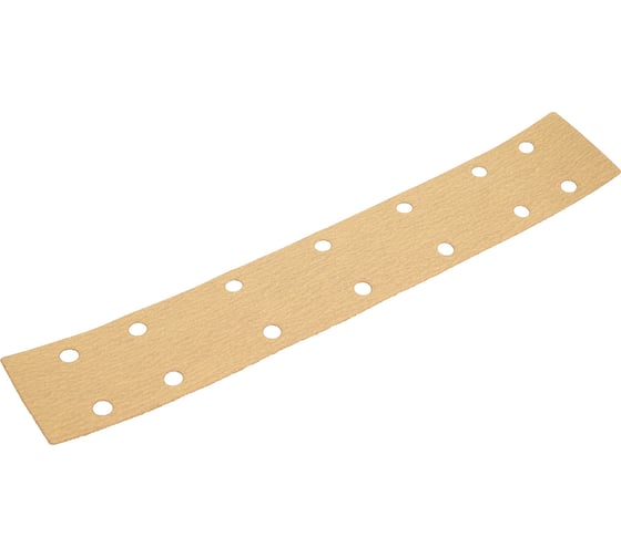 Изображение товара Полоски шлифовальные абразивные ABRAFORM GOLD 70x420 мм, 14 отверстий, 50 шт, P100 AF-PLG50-70-420-14-100