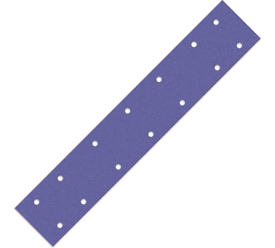 Изображение товара Полоски шлифовальные абразивные ABRAFORM CERAMIC 70x420 мм, 14 отверстий, 50 шт, P240 AF-PLC50-70-420-14-240