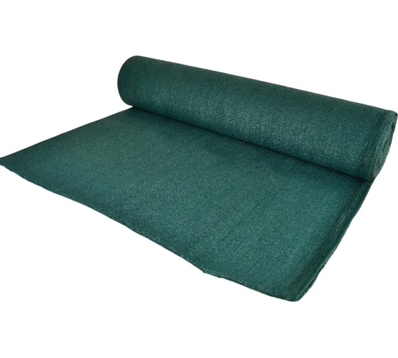 Изображение товара Сетка затеняющая Take&Do 6x50 м, зеленый, 55 г/м² - фасадная от солнца, для огорода, забора или навеса ЦБК00030522