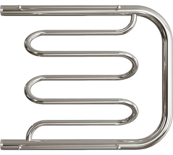 Изображение товара Полотенцесушитель водяной с полкой Valfex Лидо, фокстрот, 50/60, 1НР, хром, VF.PS.W.004.50.60.C.P