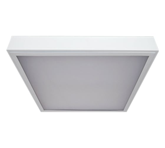 Изображение товара Люминесцентный светильник VARTON A070 4x18 офисный, накладной, 620x620x80 мм, IP20, с рассеивателем опал, аварийный, автономный, постоянного действия V1-A0-00070-20A00-2072LUM