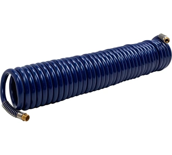 Изображение товара Шланг витой полиуретановый YATAFORCE 12х18 мм, 15 м, с резьбовыми наконечниками 1/2 YF-1812-15M(64606)