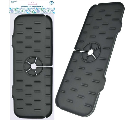 Изображение товара Коврик для раковины МУЛЬТИДОМ 37х14х1 см VL87-127