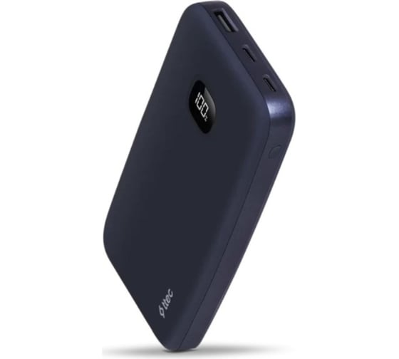 Изображение товара Внешний аккумулятор TTEC ChargeUp LCD 10.000mAh, Цвет: темно-синий 2BB205L