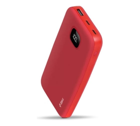 Изображение товара Внешний аккумулятор TTEC ChargeUp LCD 20000mAh Powerbank, Цвет: красный 2BB211GK