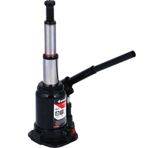 Изображение товара Домкрат двухштоковый бутылочный гидравлический ЕРМАК 4Т 150-345мм 741-008