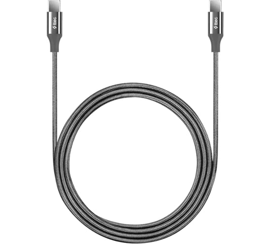 Изображение товара Кабель TTEC AlumiCable 65W Type-C - Type-C Fast Charge Cable. Длина: 200см, Цвет: серый космос 2DK51UG