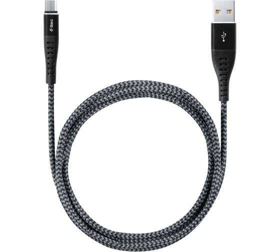 Изображение товара Кабель TTEC ExtremeCable Charge / Data Cable Micro USB. Длина: 150 см. Цвет: черный 2DKX03MS