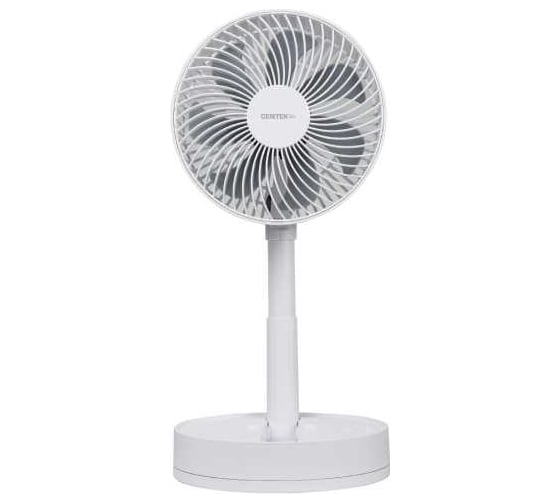 Изображение товара Вентилятор настольный аккумуляторный Centek 5400мАч/12Вт/Ø19см/4скорости/наклон/вращение/таймер 8 ч/USB Type-C CT-5042