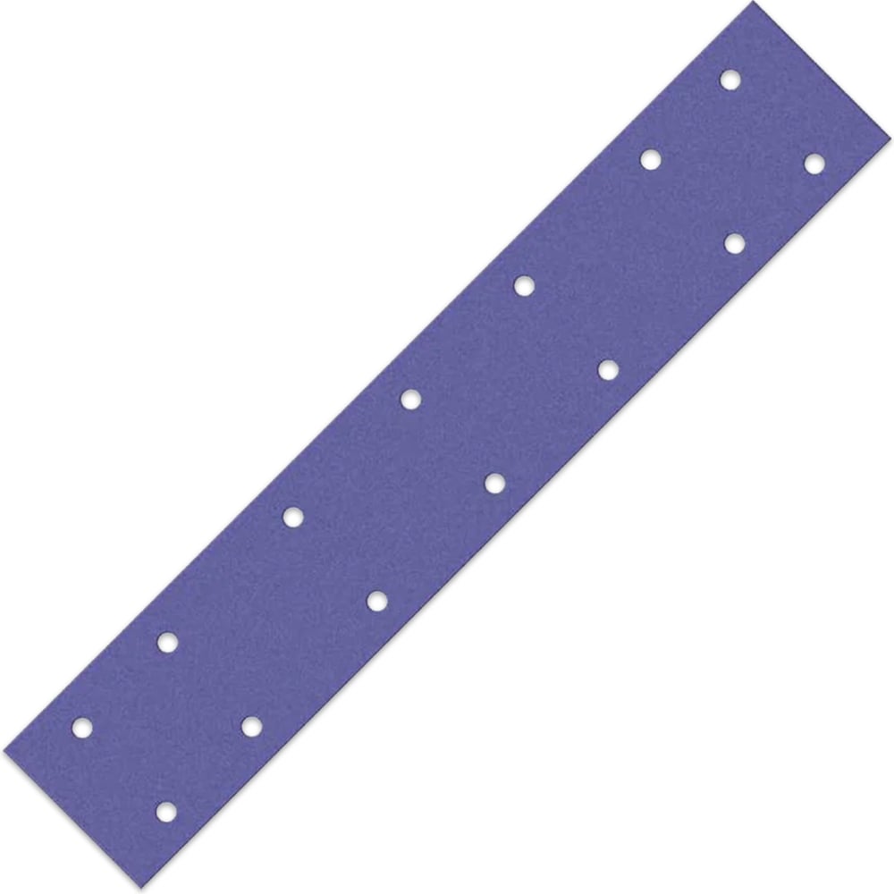 Изображение товара Полоски шлифовальные абразивные ABRAFORM CERAMIC 70x420 мм, 14 отверстий, 10 шт P40