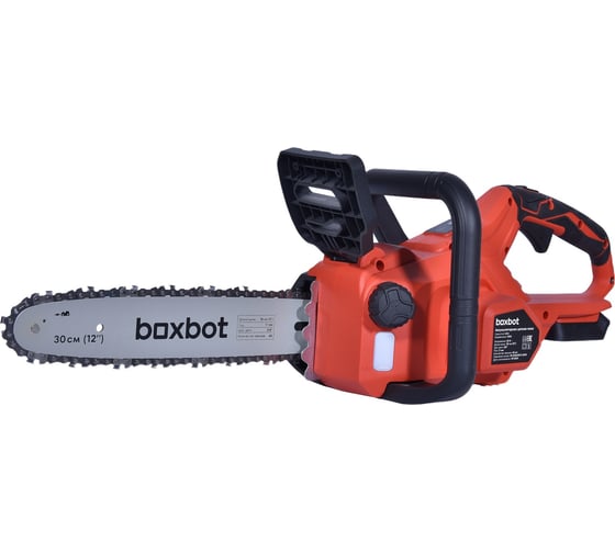 Изображение товара Аккумуляторная цепная пила Boxbot BCS-2030, 20 В, шина 30 см, с АКБ 1x4 А*ч и ЗУ 904332.BCS-2030-2