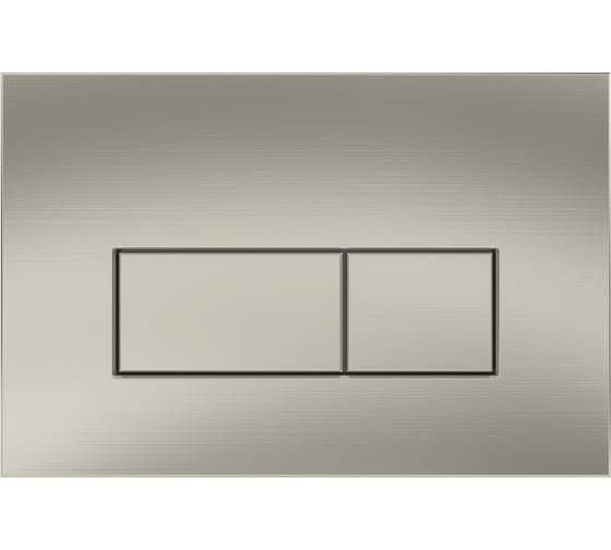 Изображение товара Клавиша смыва Teymi Helmi двойной смыв, нержавеющая сталь матовый T70204 ЦБ-00270304