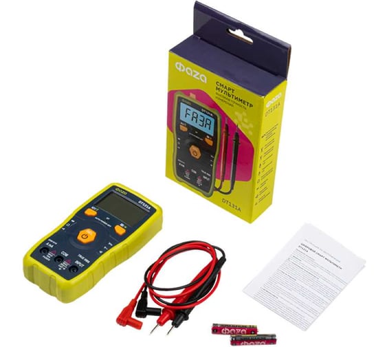 Изображение товара Смарт мультиметр ФАZА DT131A класса True RMS 5061781