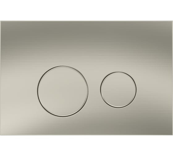 Изображение товара Клавиша смыва Teymi Lina двойной смыв нержавеющая сталь матовый T70104 ЦБ-00270308