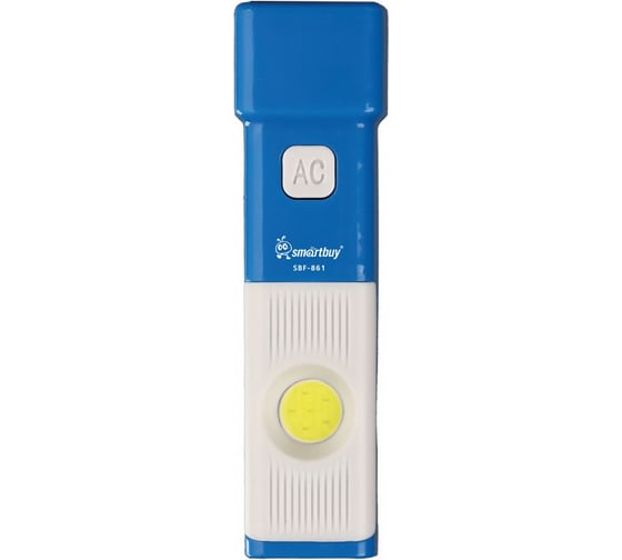 Изображение товара Фонарь аккумуляторный Smartbuy LED+COB бок., 4 режима, 14500, MicroUSB, ABS, 11x3 см, SBF-861