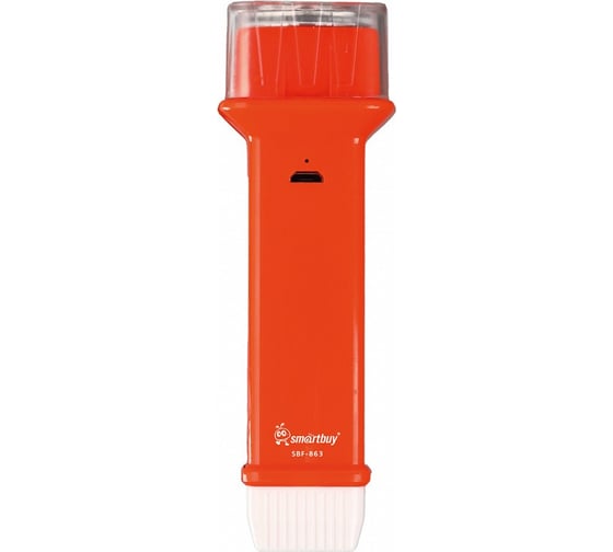 Изображение товара Фонарь аккумуляторный Smartbuy LED+COB бок., 4 режима, 14500, MicroUSB, ABS, 12,5x3,7 см, SBF-863