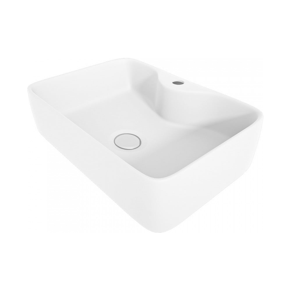 Изображение товара Раковина Teymi Helmi S белая матовая накладная 48 см