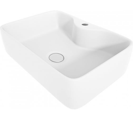 Изображение товара Раковина для ванной Teymi Helmi S накладная 48 цвет белый матовый T50296 ЦБ-00270827