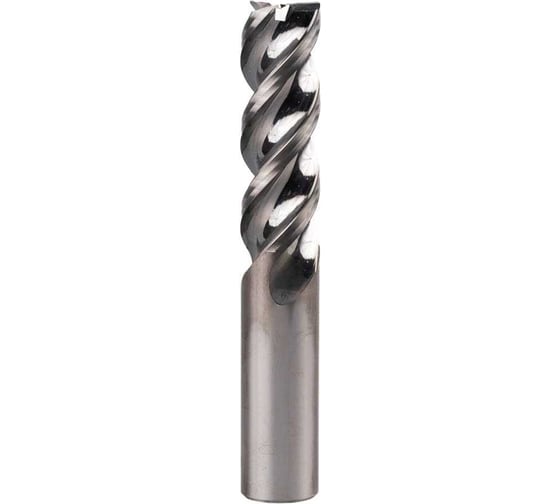 Изображение товара Фреза концевая по алюминию ИПК ц/х тв.сп. ф10, L=75, Z3, frezTsH f10L75Z3foralu