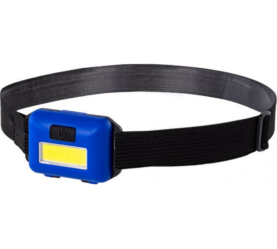Изображение товара Фонарь налобный Smartbuy COB, налобный ремень, 1 вт, 3хAAA батарея, ABS, SBF-HL052