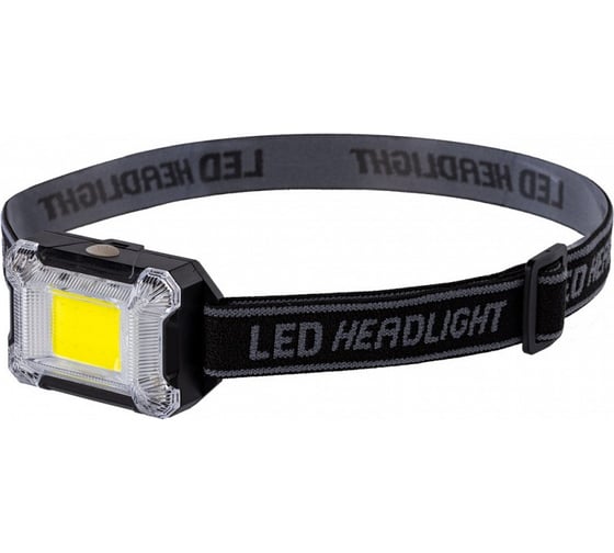 Изображение товара Фонарь налобный Smartbuy LED, налобный ремень, 1 вт, 3xAAA батареи, ABS, SBF-HL051
