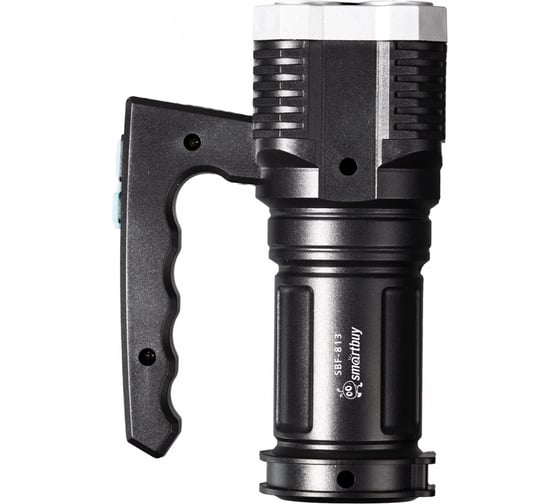 Изображение товара Фонарь прожектор Smartbuy 7 LED и рассеиватели, боковой COB, встроенный аккумулятор, MicroUSB, SBF-813