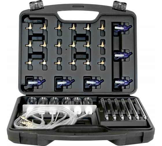 Изображение товара Приспособление для проверки работы дизельных форсунок Thorvik DFMS системы Common Rail в наборе 053872