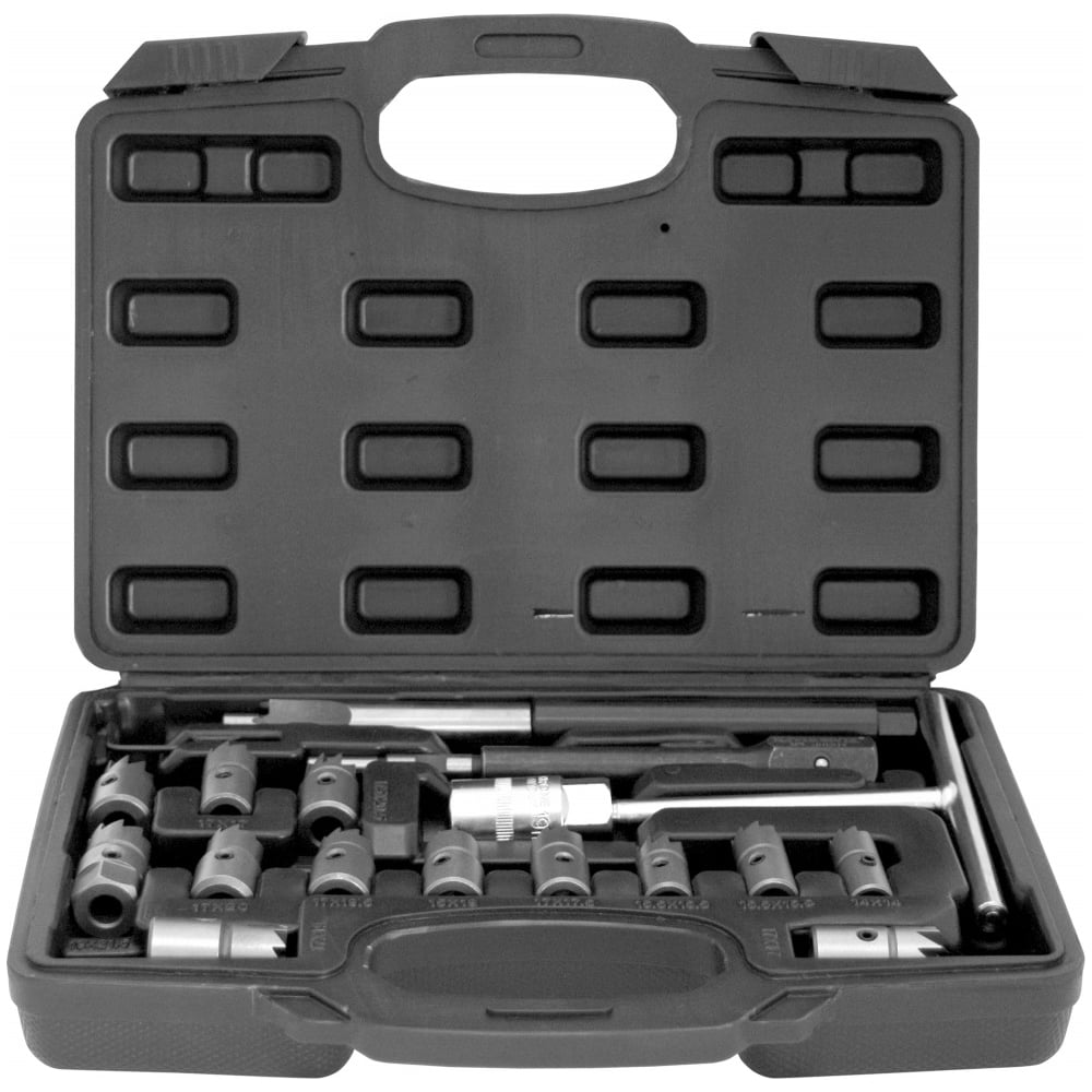 Изображение товара Набор для восстановления посадочных отверстий дизельных форсунок Thorvik DICS17 17 предметов