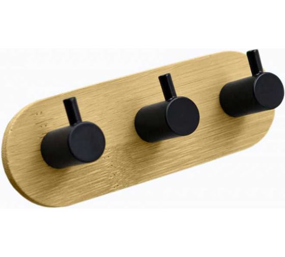 Изображение товара Крючок настенный тройной на бамбуковой основе Joy Home 13079