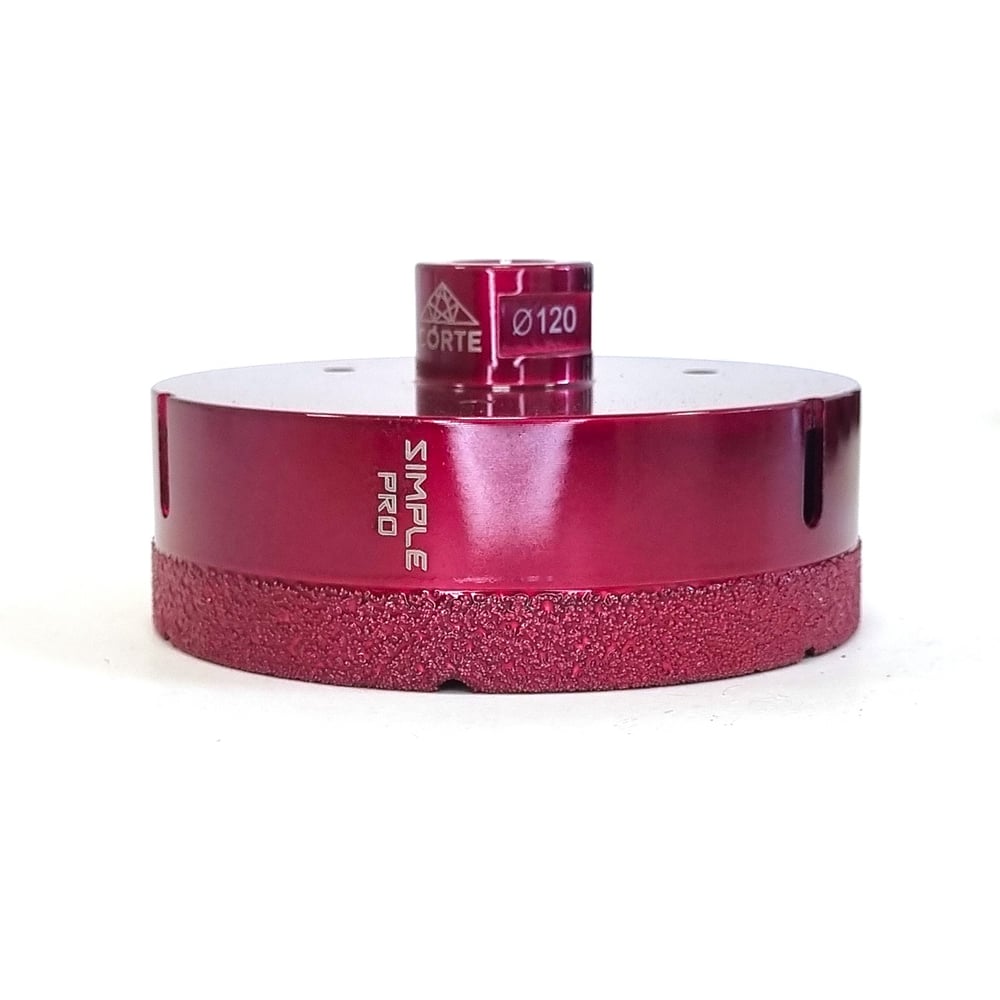 Изображение товара Коронка алмазная CORTE SIMPLE PRO M14 120 мм для УШМ SPB120