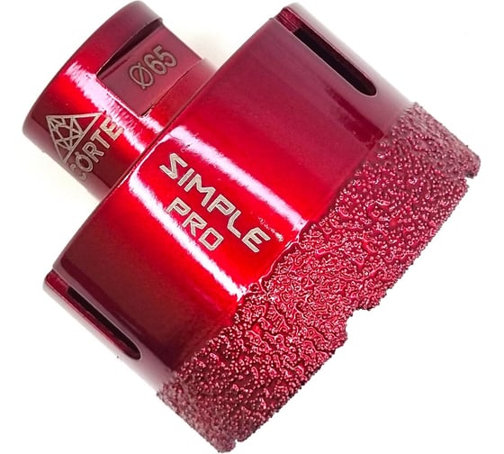 Изображение товара Коронка алмазная для УШМ CORTE SIMPLE PRO M14 65 мм SPB65