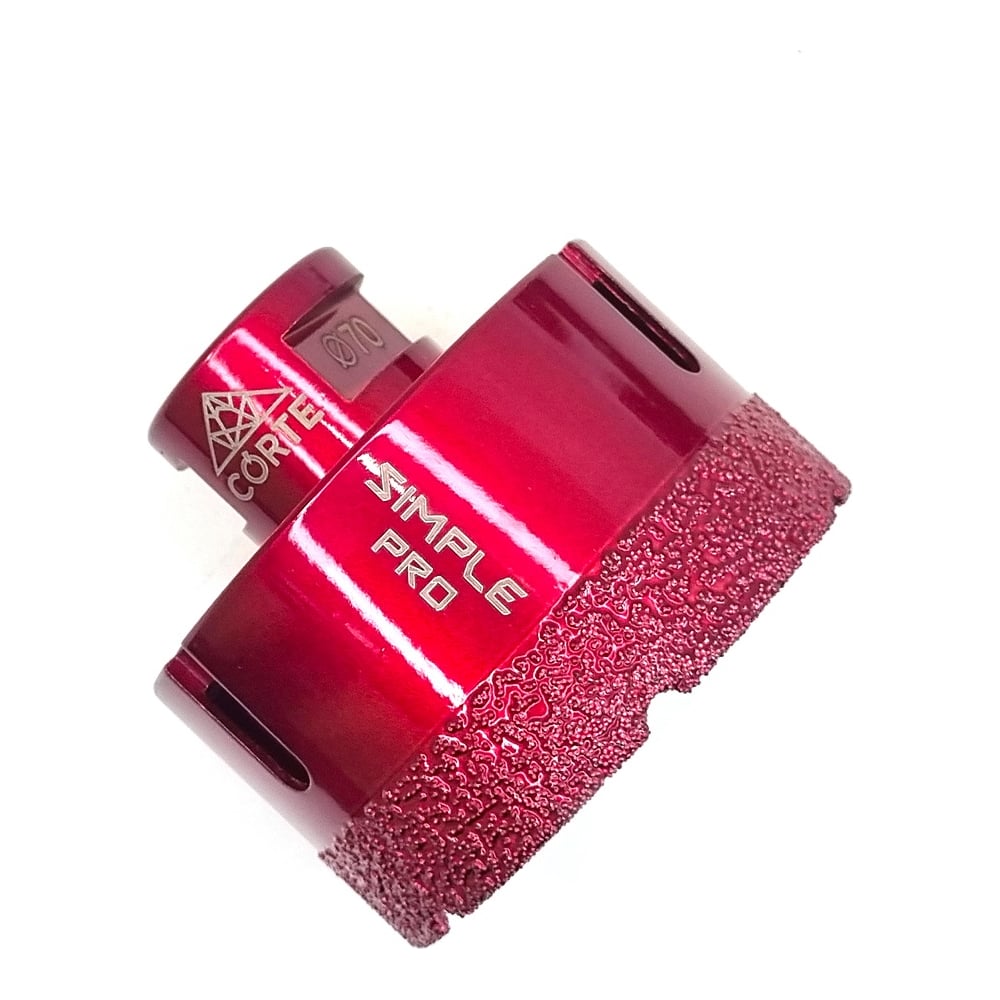 Изображение товара Коронка алмазная для УШМ CORTE SIMPLE PRO M14 70 мм SPB70