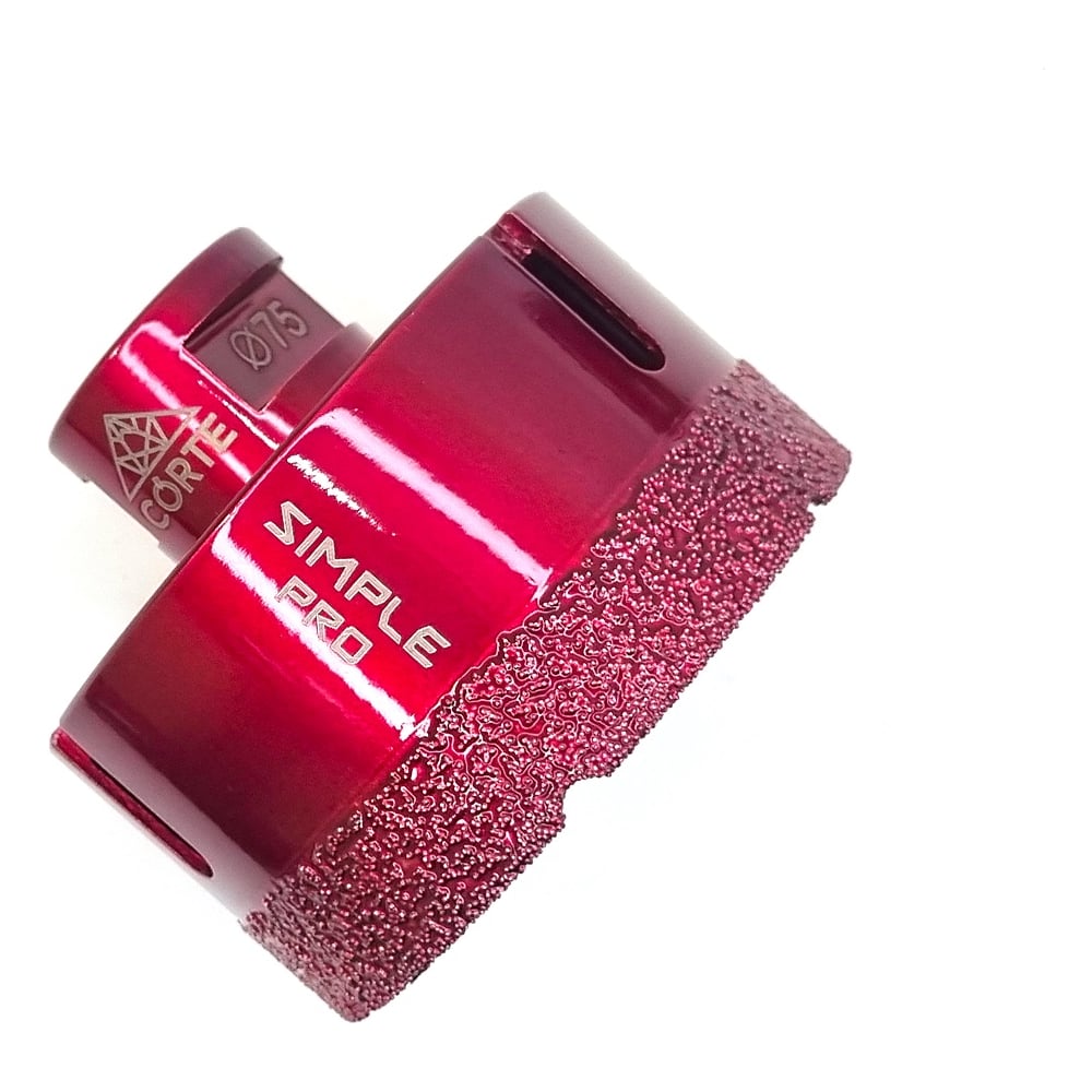 Изображение товара Коронка алмазная для УШМ 75 мм CORTE SIMPLE PRO M14 SPB75