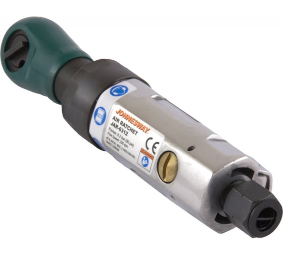 Изображение товара Рукоятка трещоточная пневматическая укороченная Jonnesway JAR-6312 1/4DR 230 об/мин., 34 Нм 046864