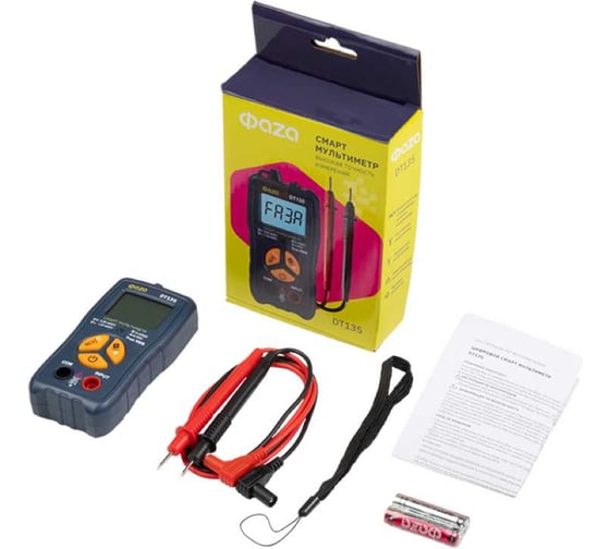 Изображение товара Смарт мультиметр ФАZА DT135 класса True RMS 5061262