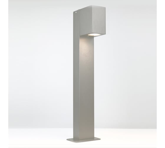 Изображение товара Садово-парковый светильник General Lighting Systems General серия Вектор квадратный малый (117*136*500), GPF-MR16-GU10-S-IP65, патрон GU10, под лампу до 50Вт, корпус металл, графит 662305