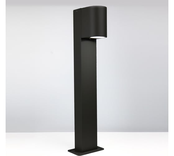 Изображение товара Садово-парковый светильник General Lighting Systems General серия Вектор круглый малый (117*136*500), GPF-MR16-GU10-R-IP65, патрон GU10, под лампу до 50Вт, корпус металл, черный 662302