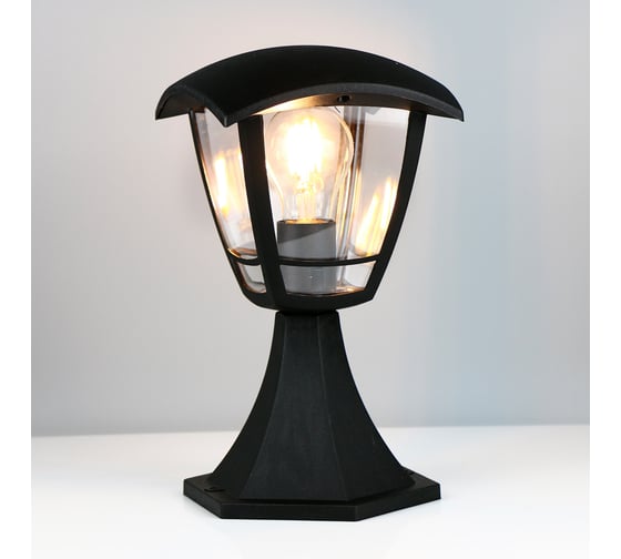 Изображение товара Садово-парковый светильник General Lighting Systems General серия Пушкинский малый (165*170*290), GPF-E27-M-IP65, патрон Е27, под лампу до 50Вт, корпус пластик, черный 662449