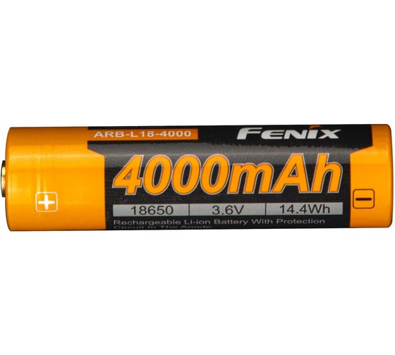 Изображение товара Аккумулятор Fenix Li-ion ARB-L18-4000 18650 ARBL184000