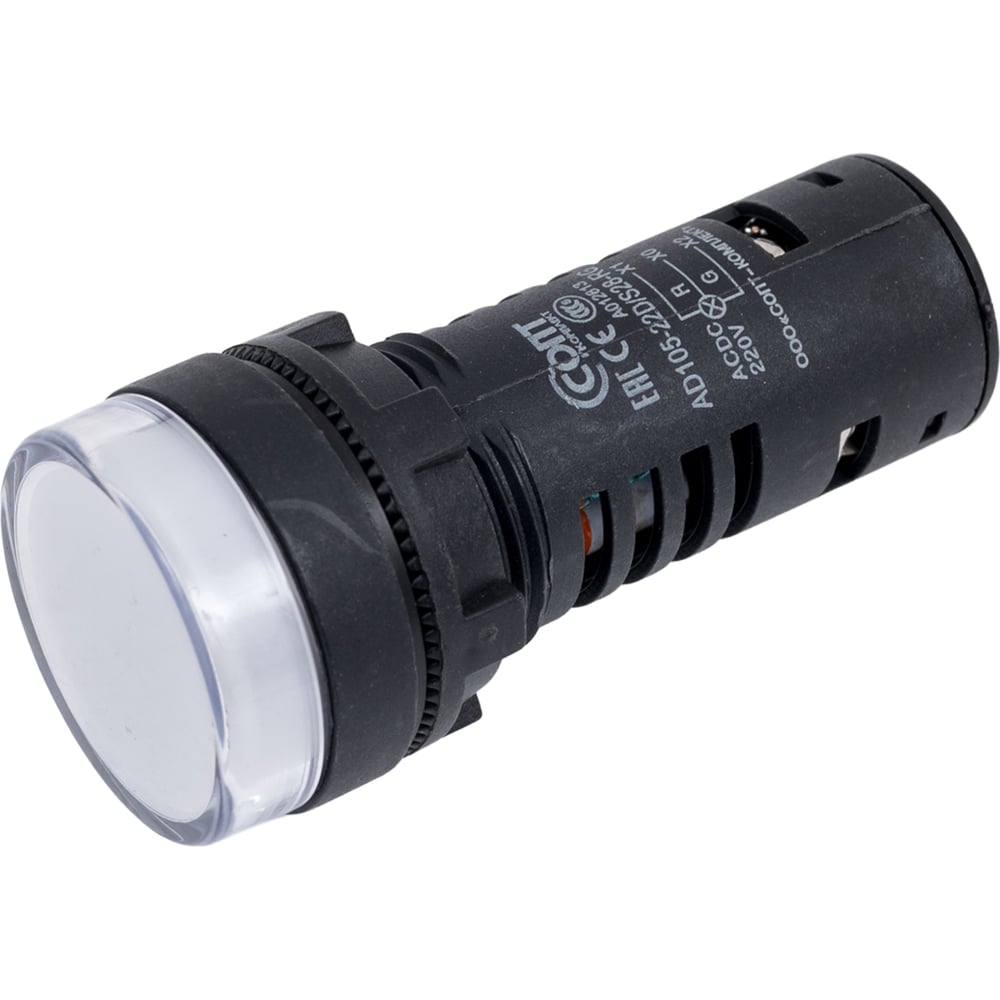 Изображение товара Лампа сигнальная UPUN двухцветная AD105-22DS(LED) матрица Ф22мм 220В красный/зелёный (10 шт) AD105-22D/S28-RG