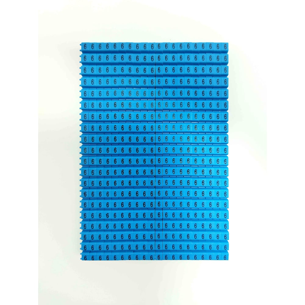 Изображение товара Маркировка кабеля ONKA KCG 1 0, 5-1, 5 мм. кв. 400 шт синяя