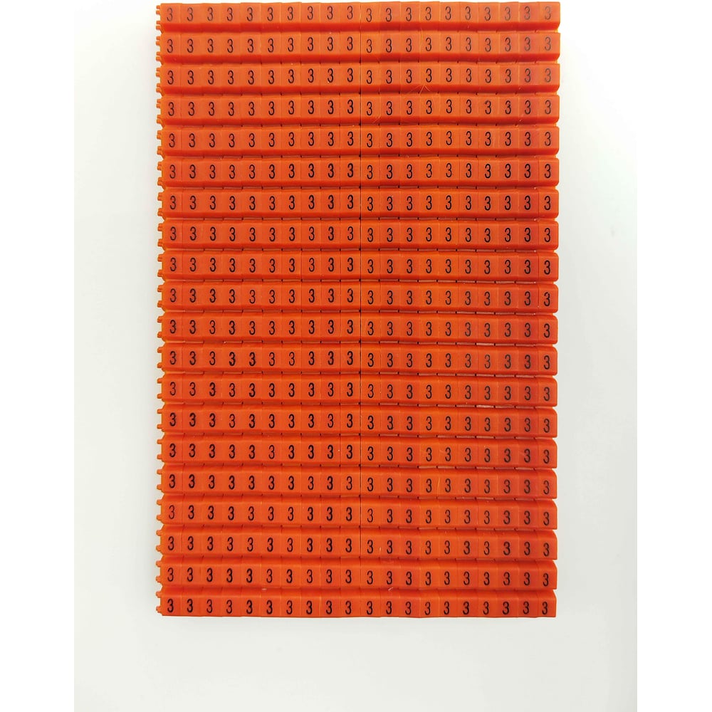 Изображение товара Кабельная маркировка ONKA KCG 1 0,5-1,5 мм.кв 400 шт оранжевый