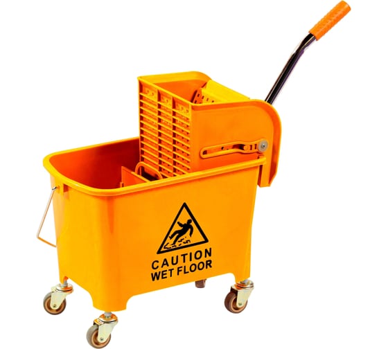 Изображение товара Ведро на колесах А5 Н0110 (Y) на 20 л (ведро +отжим) желтое 1008462